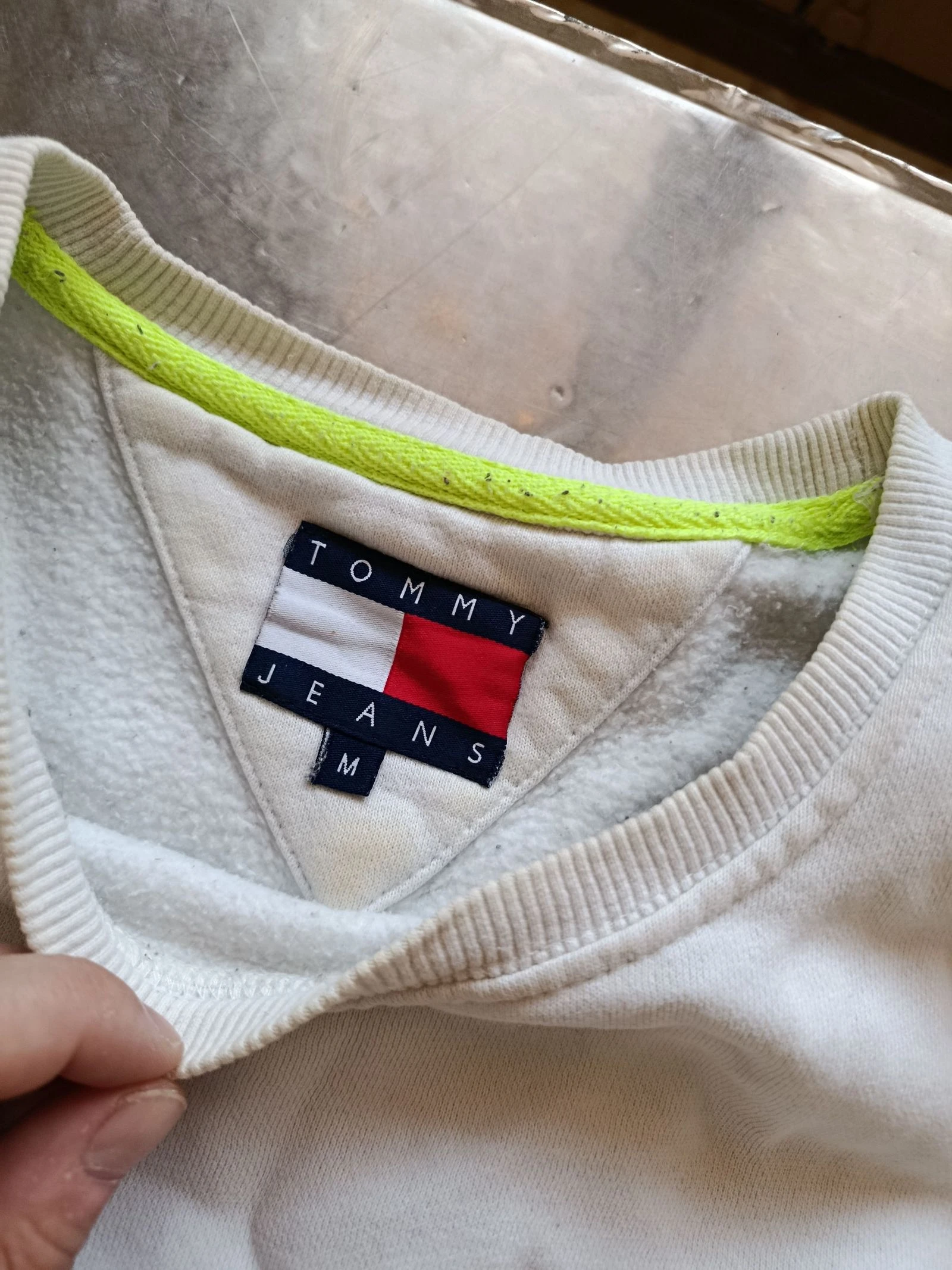 Sudadera Tommy Jeans original blanca – Talla M – photo 2